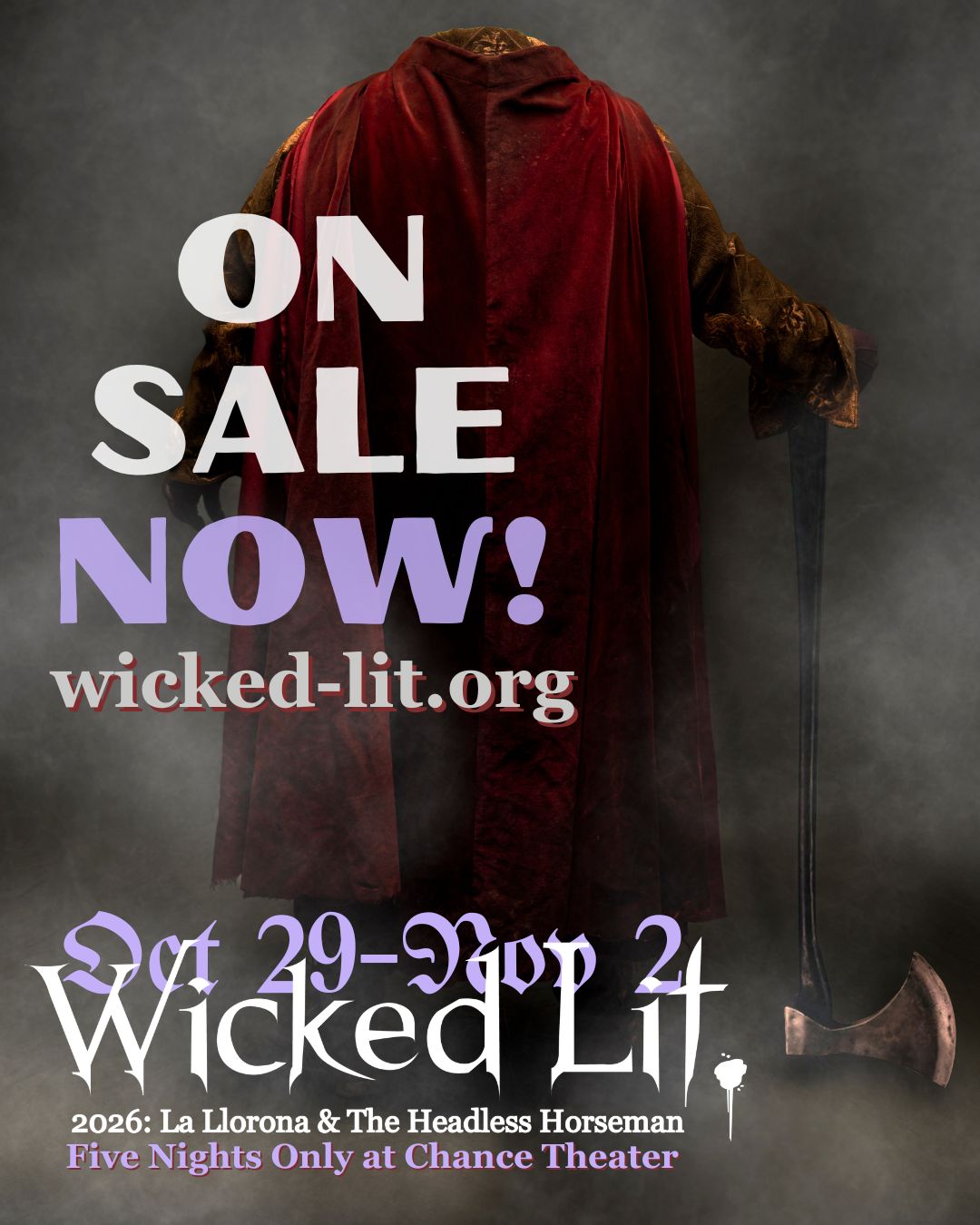 Wicked Lit Tix Available Now